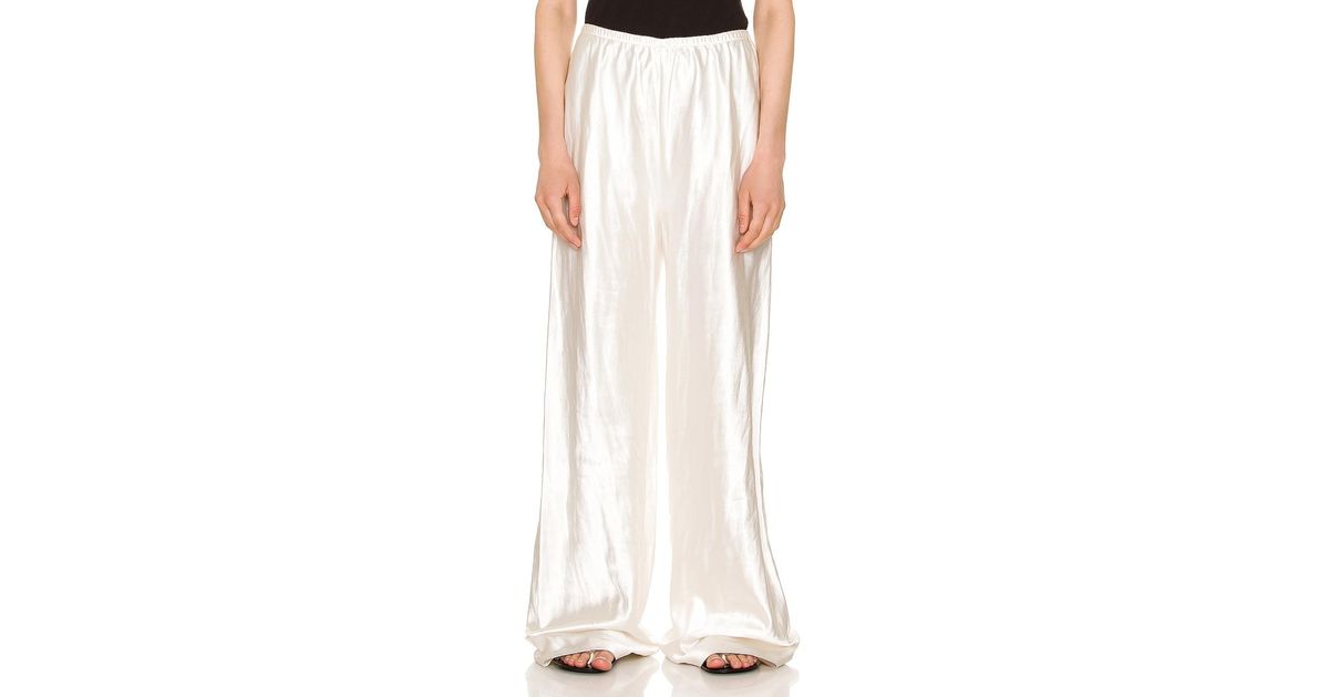 The Row Andres Pant in White | Lyst