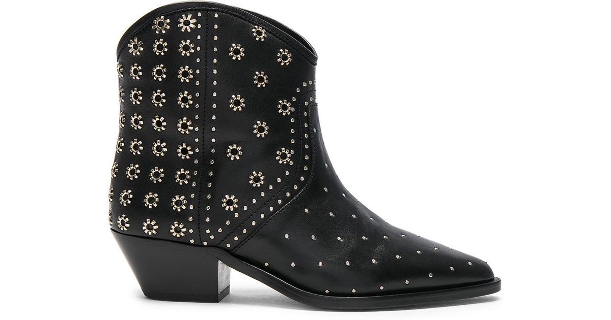 isabel marant studded ankle boots