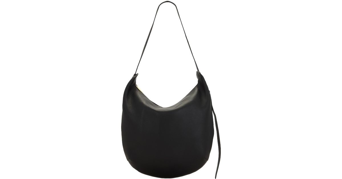 The Row Allie Hobo Bag in Black | Lyst