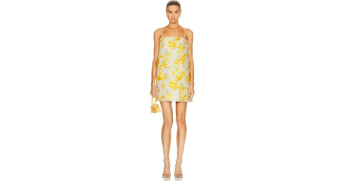 zimmermann wonderland linen shift dress Zimmermann