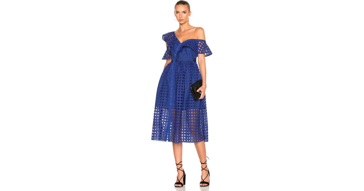 self portrait frill dress