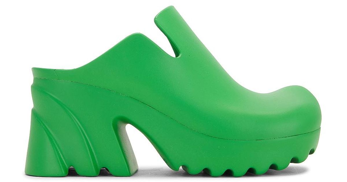 Bottega Rubber Flash Clogs in Green Lyst