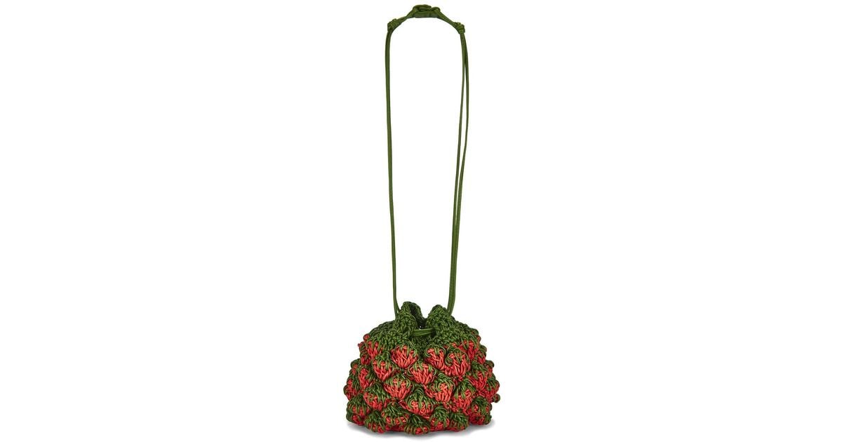 Bottega Veneta Fragolina Crochet Bag | Lyst