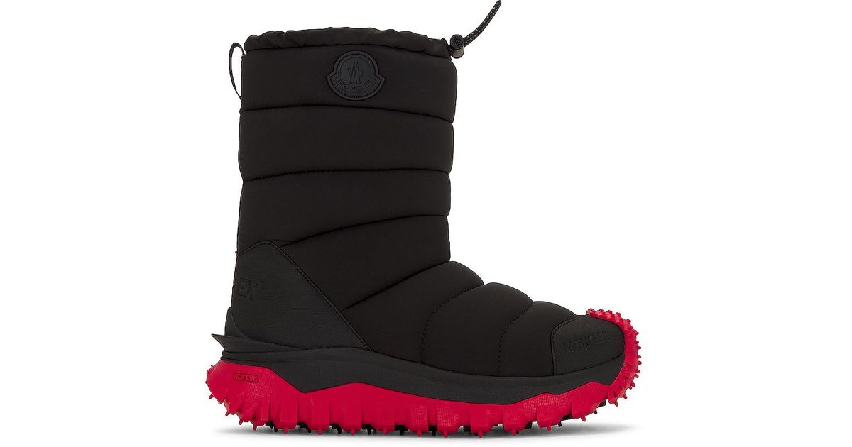 Moncler Apres Trail High Snow Boots in Black for Men | Lyst