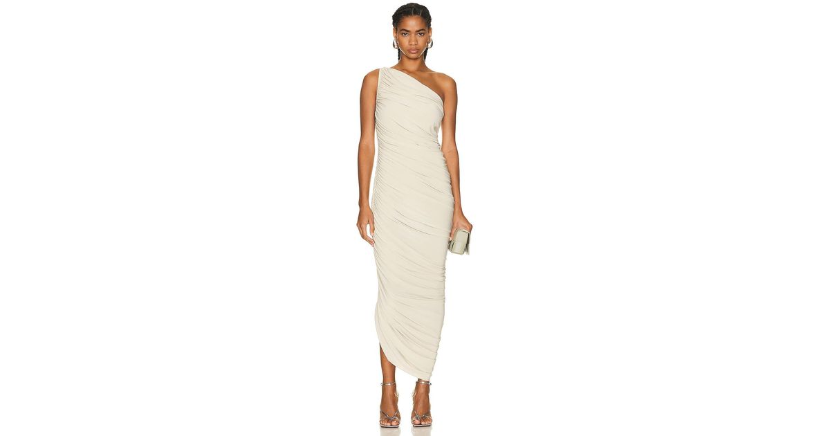 Norma Kamali Diana Gown in White | Lyst