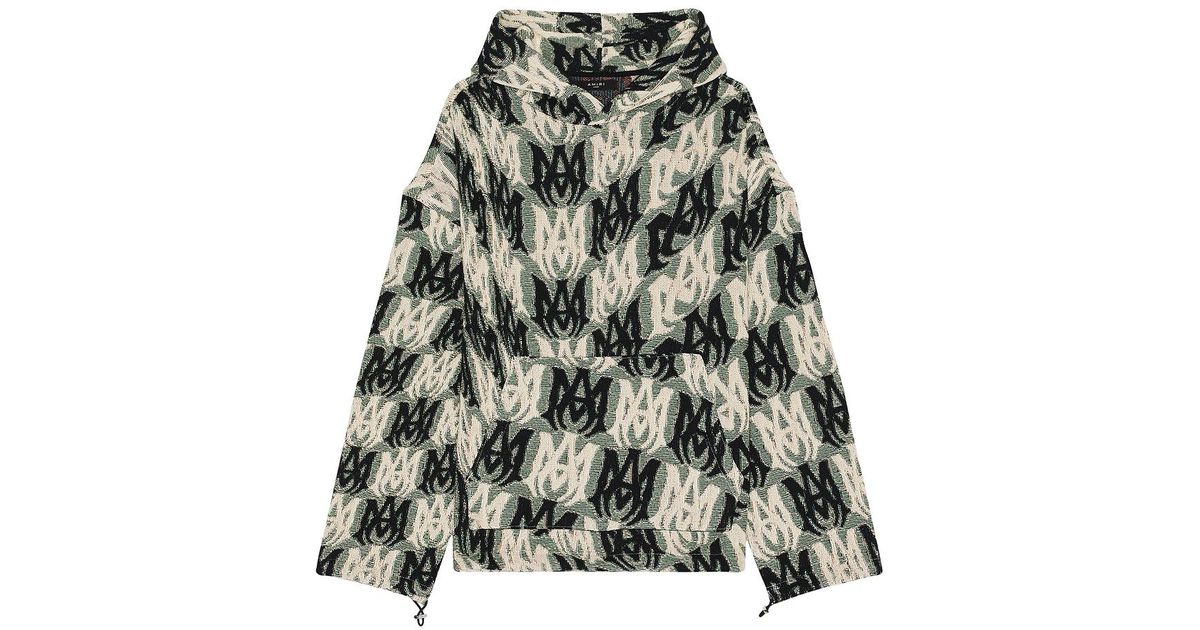 AMIRI★Tapestry Hoodie Amiri LA Landmark Tapestry Hoodie in Deep Teal | FWRD