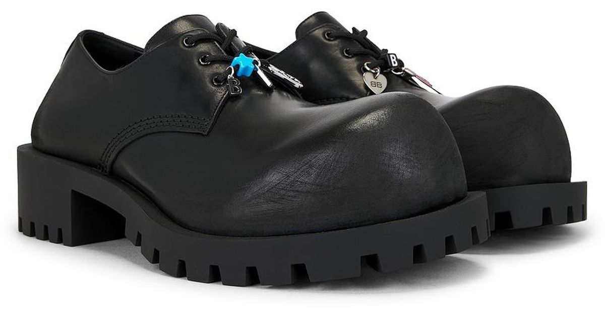Balenciaga Hummer Derby Shoe in Black for Men | Lyst