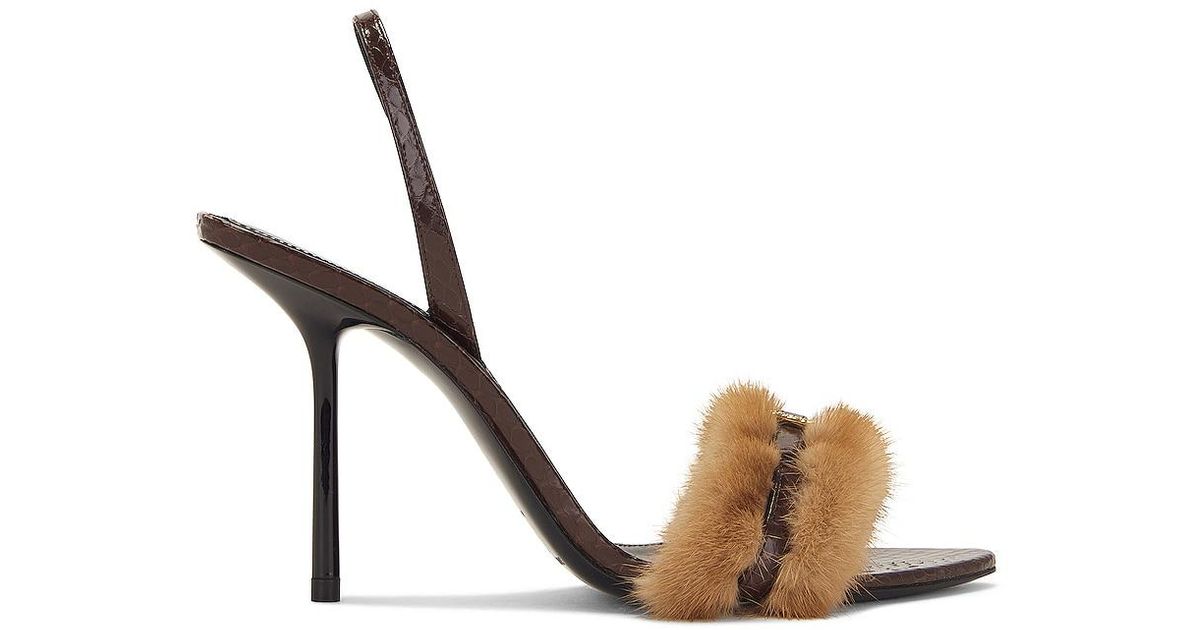 Saint Laurent Ilona Slingback Heels | Lyst