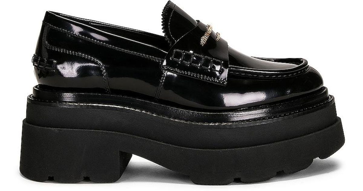 carter platform loafer in leather