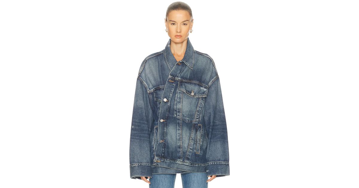 Agolde Reworked Wayne Jacket in Blue | Lyst