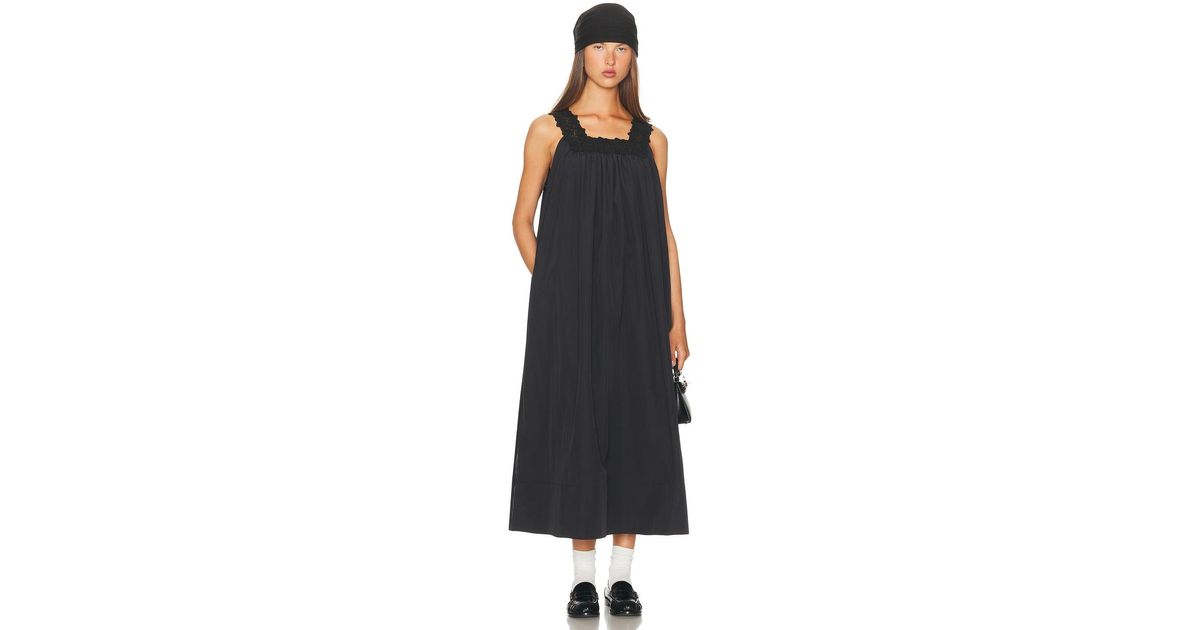 chinese dress ladies Helsa The Lace Column Dress Black Bernardi Collective main image 0