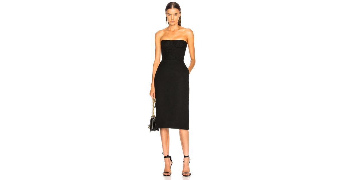 brock collection black dress