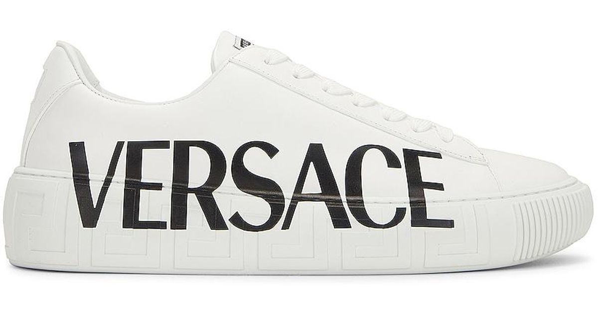 Versace Sneaker in White for Men | Lyst
