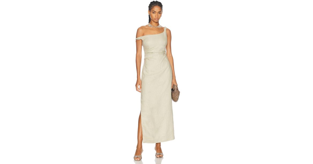 off shoulder taffeta dress Off Shoulder Taffeta Maxi Dress – shopaleena