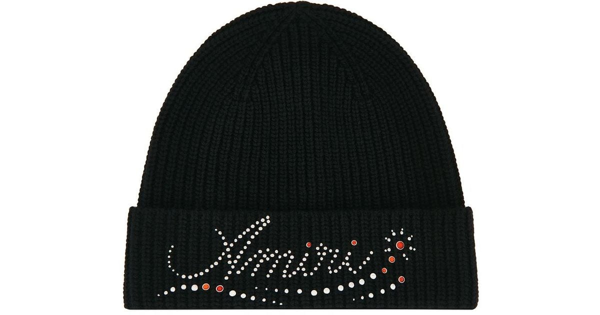 Amiri Stud Beanie in Black for Men | Lyst