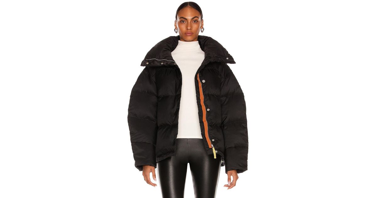 acne puffer coat