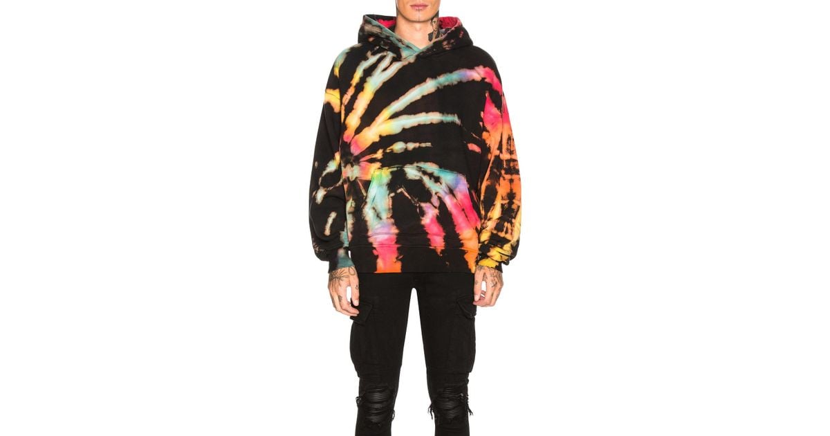 amiri reverse tie dye hoodie