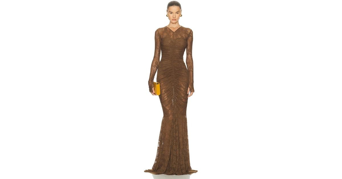 long sleeve fallen shoulder dress Off-Shoulder Long Sleeve Plus-Size La Femme Prom Gown Dark Berry / 12W