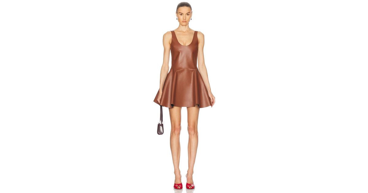 ワンピース J W ANDERSON CIRCLE SKIRT MINI DRESS (LD0020LT0117 621) JW Anderson Circle Skirt Mini Dress | Shopbop