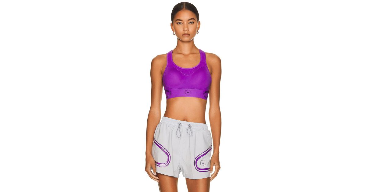 adidas By Stella McCartney Synthetic True Pace High Support Sports Bra ...