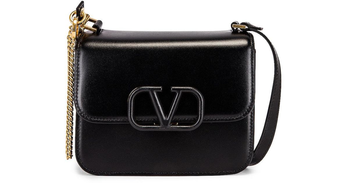 Valentino Garavani V Sling Crossbody Bag Leather Black - Lyst