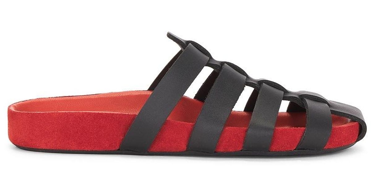 Jude Dusty Flat in Red | Lyst