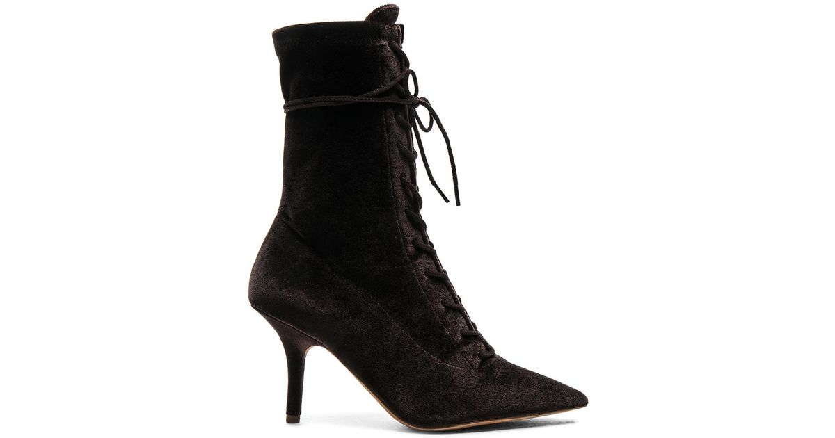 yeezy lace up boots