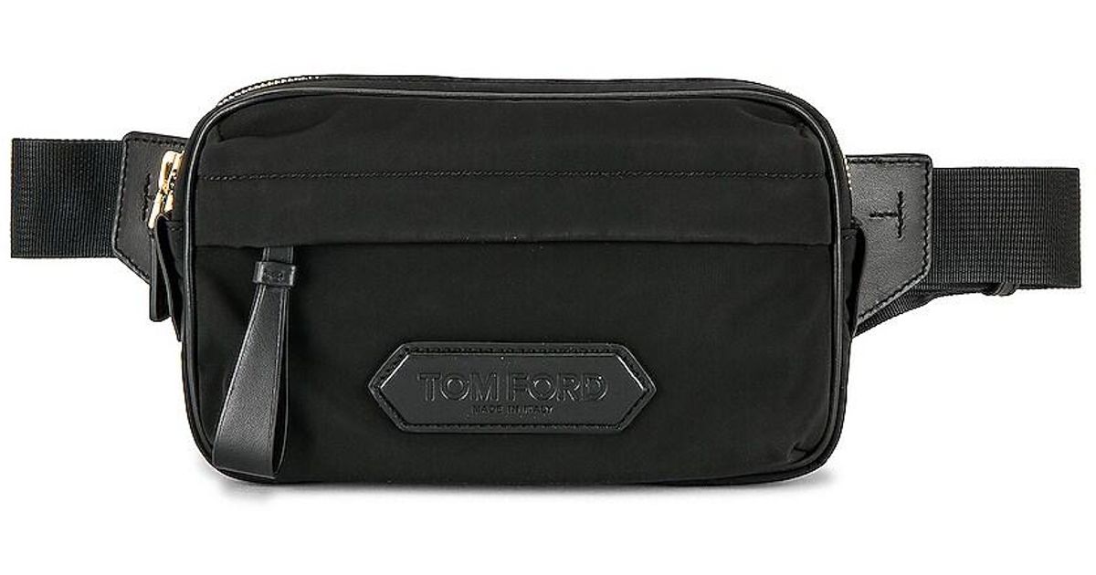 Tom Ford Synthetic Nylon Belt Bag in Black for Men Lyst