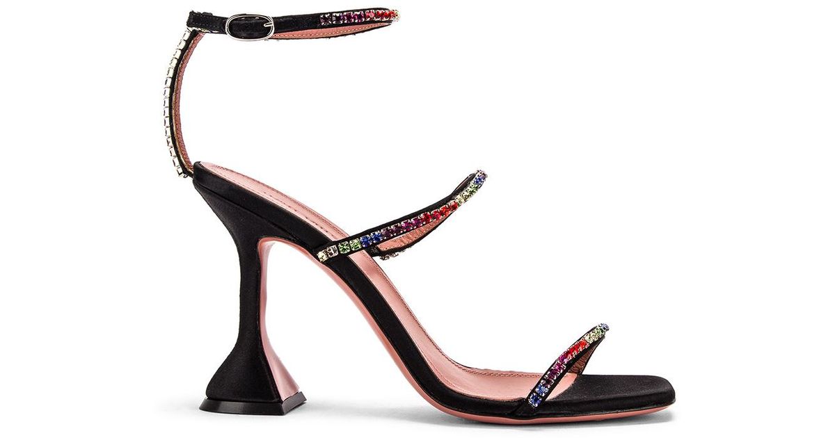 amina muaddi rainbow sandals