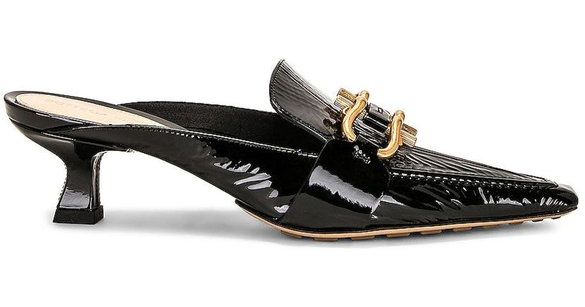 Bottega Madame Mule Pump in Black Lyst