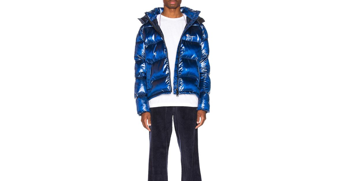 champion blue jacket