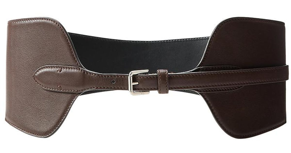 Ralph Lauren Corset Belt in Black | Lyst display picture 2