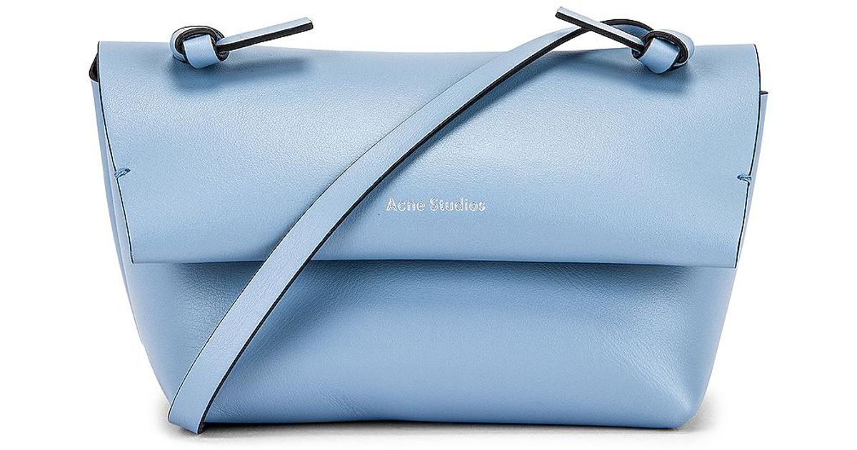 light blue mini bag