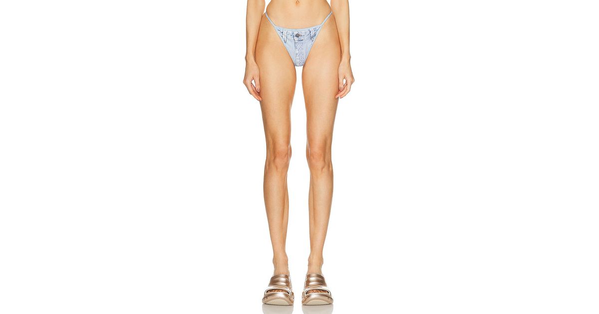Slip Bikini Donna Diesel Bfpn-Punchy-x, Composizione 78% Poliestere, 22% Elastan, Colore Nero