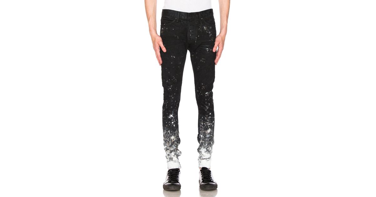fear of god black selvedge painters denim jeans black romper