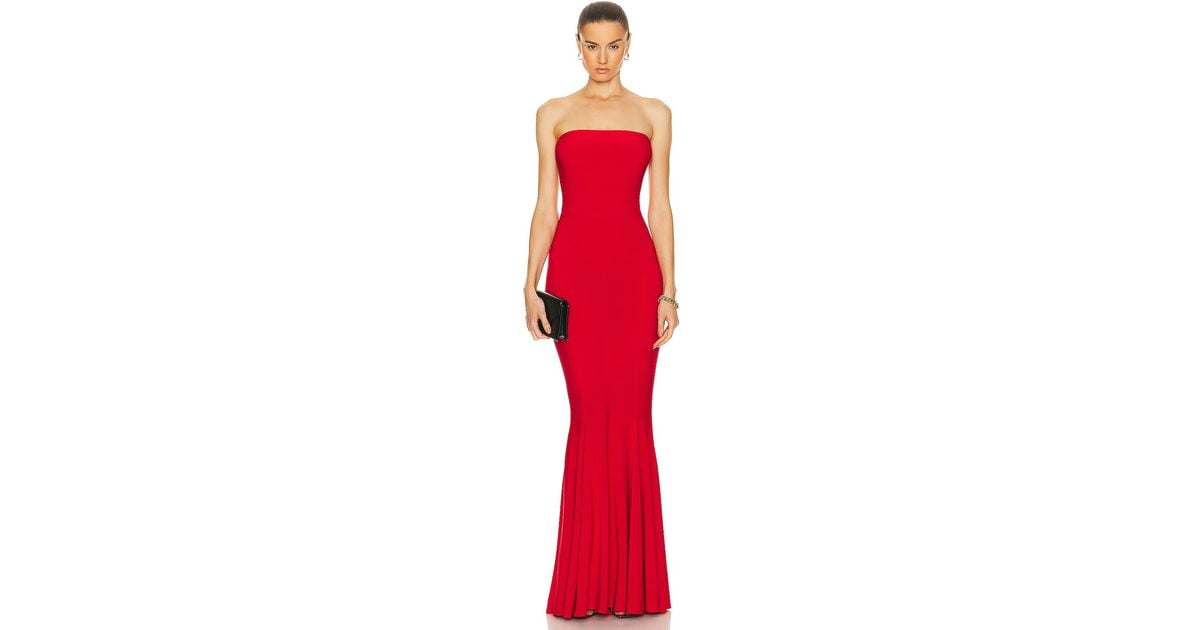 Strapless fishtail gown cheap