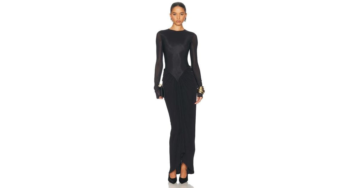 designer black mini dress Asha Illusion Neckline Size:XS-S-M-L/1-2-2-1 Jennifer aniston red carpet