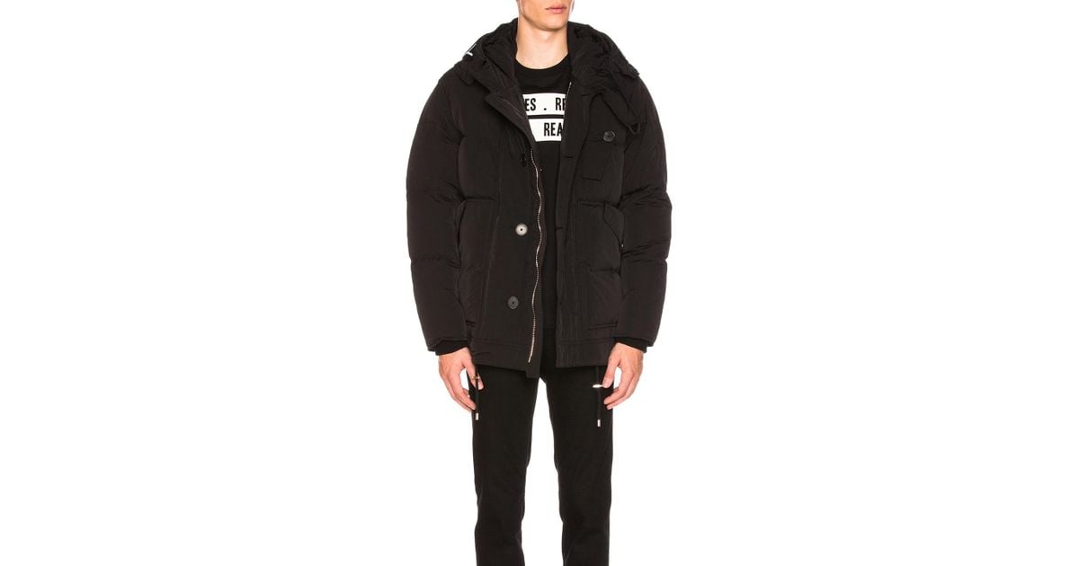 givenchy hooded down parka