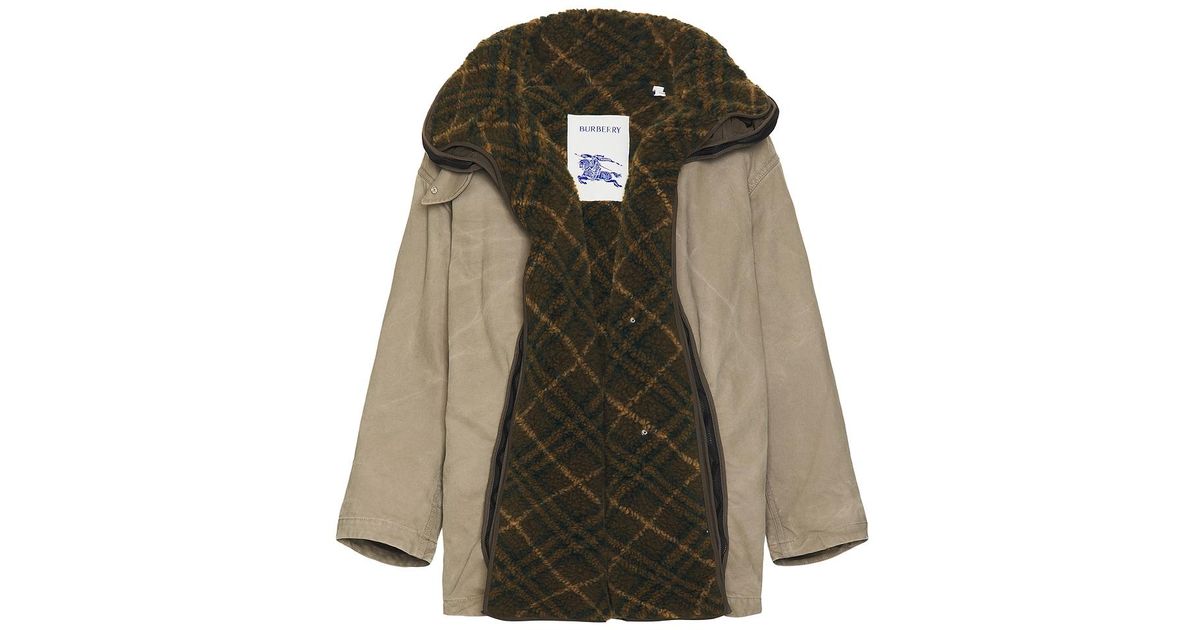 【関税&送料込】Burberry Parka Nylon Cotton Parka in Black - Women | Burberry® Official