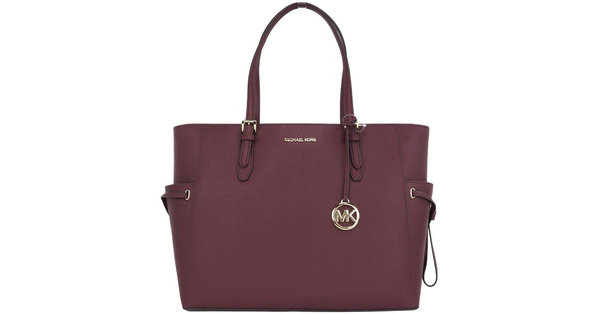 Michael Kors Gilly Large Leather Travel Drawstring Shoulder Tote Bag ...