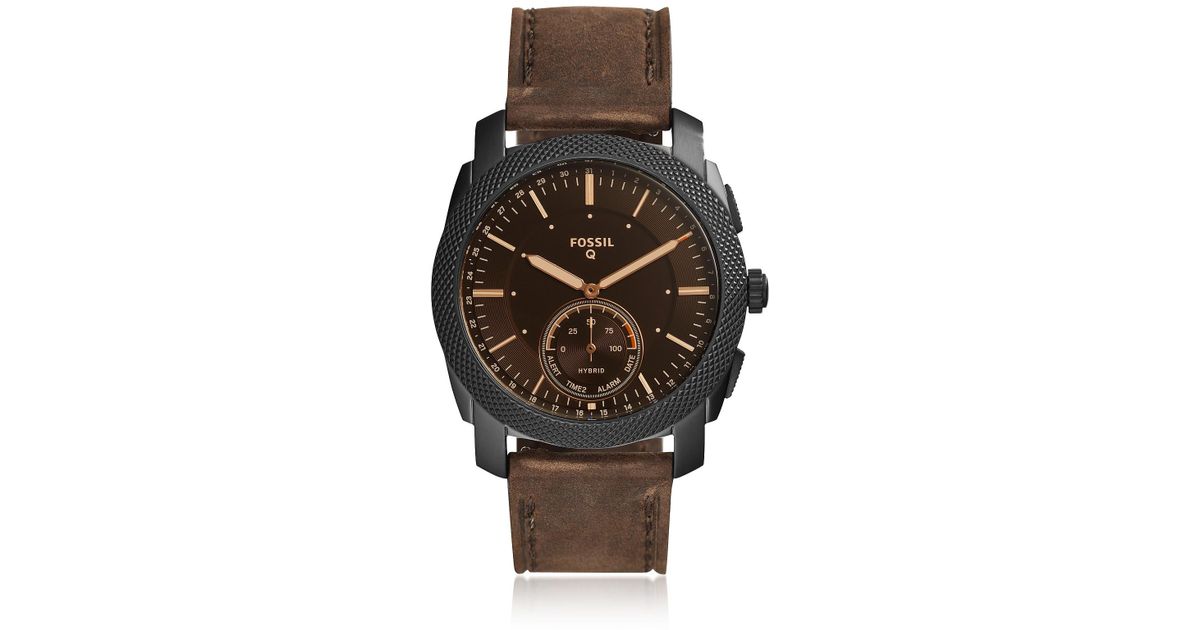 fossil q machine hybrid watch