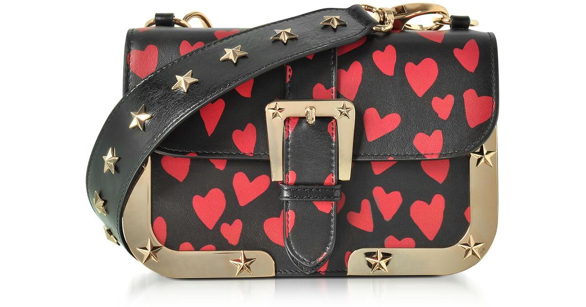 valentino red heart bag
