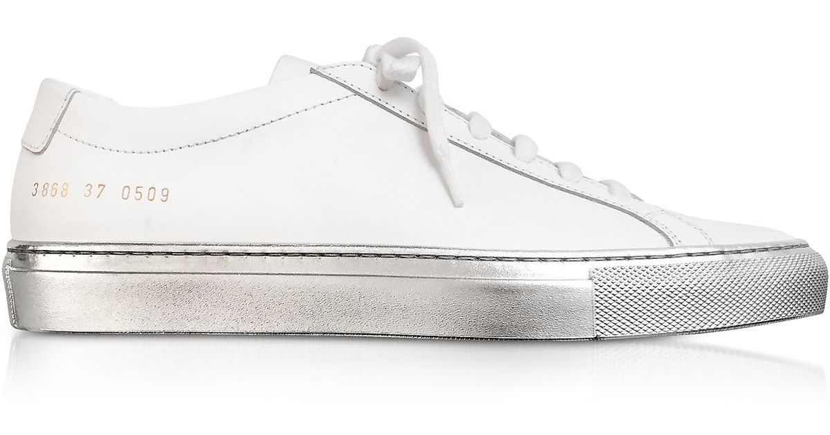 common projects silver sole