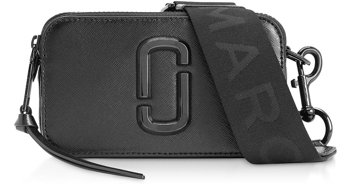 Marc Jacobs Canvas Black Snapshot Dtm Small Camera Bag Lyst