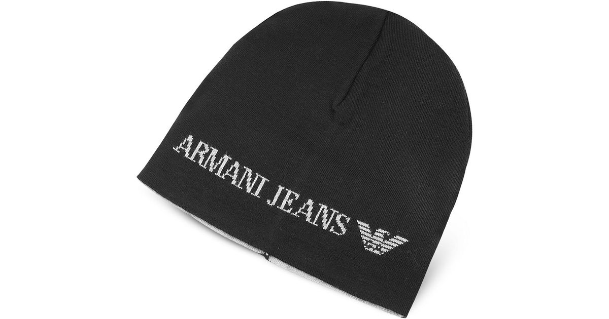 armani beanie hat