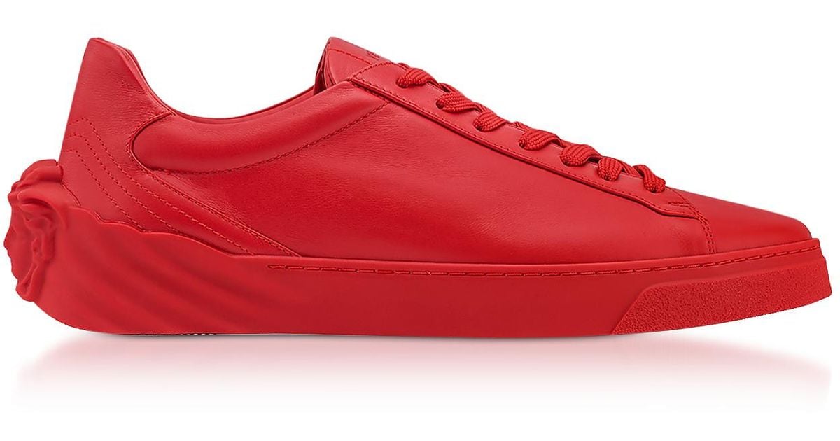 red versace shoes