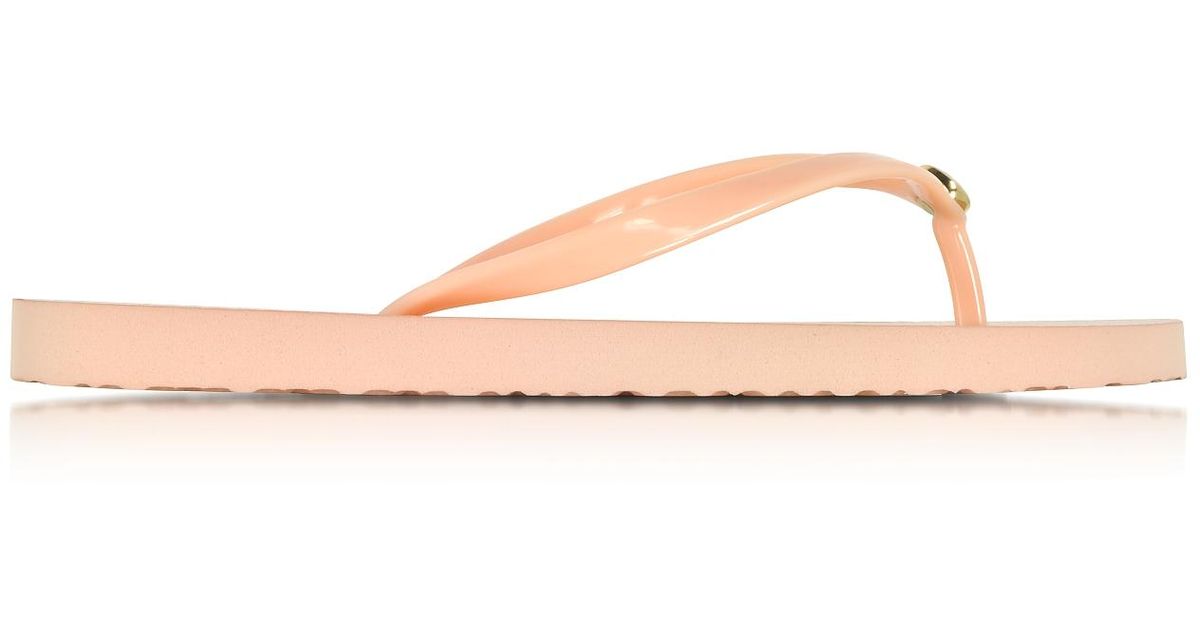 tory burch blush flip flops