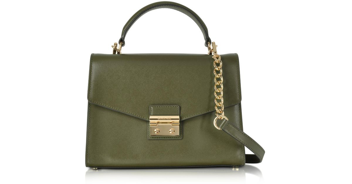 olive leather bag