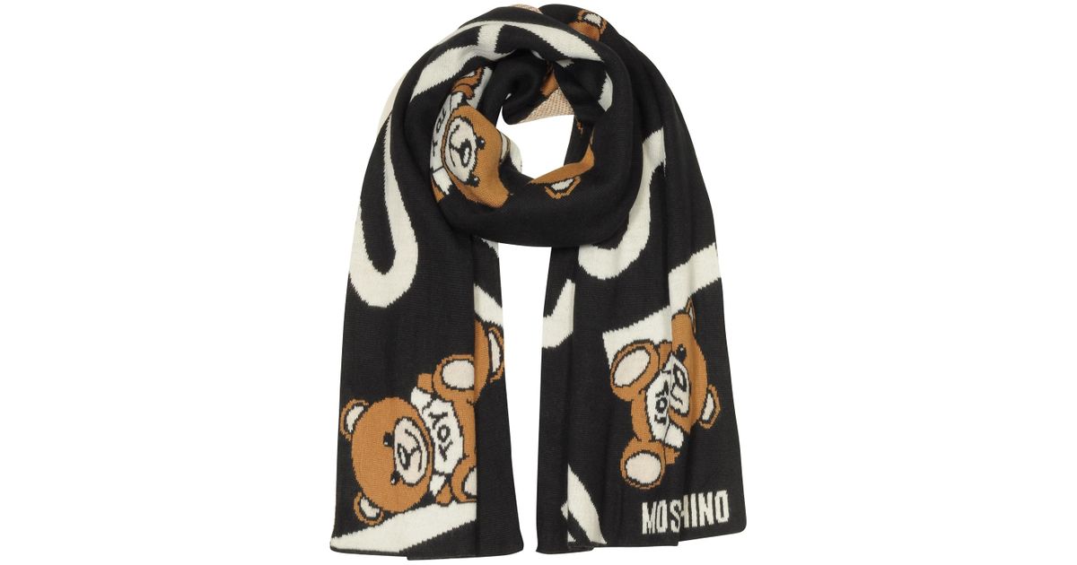 moschino teddy scarf