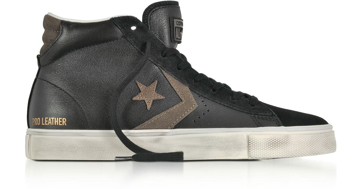 converse pro leather vulc mid leather